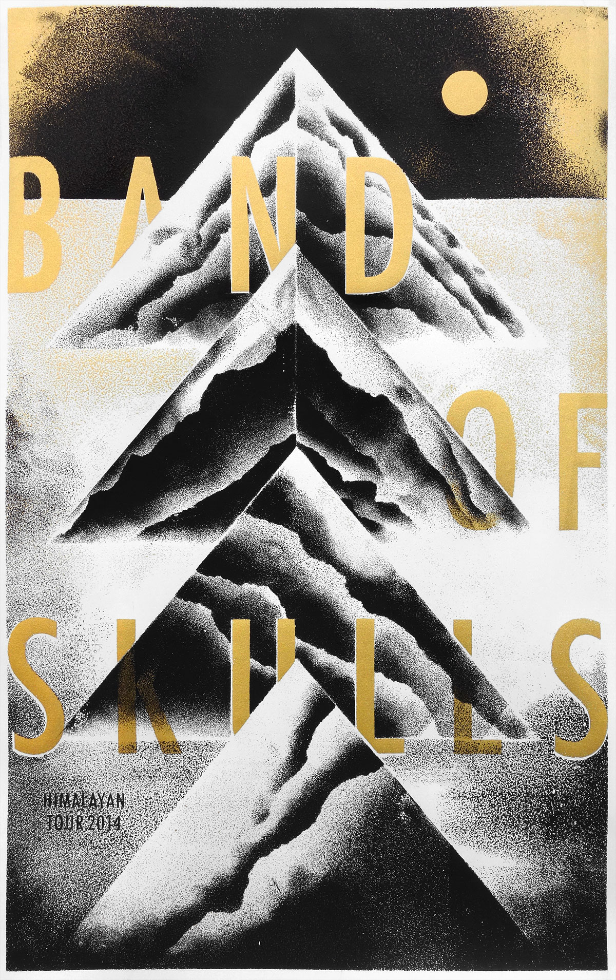 Band Of Skulls gigposter 01 by Rainbow Posters