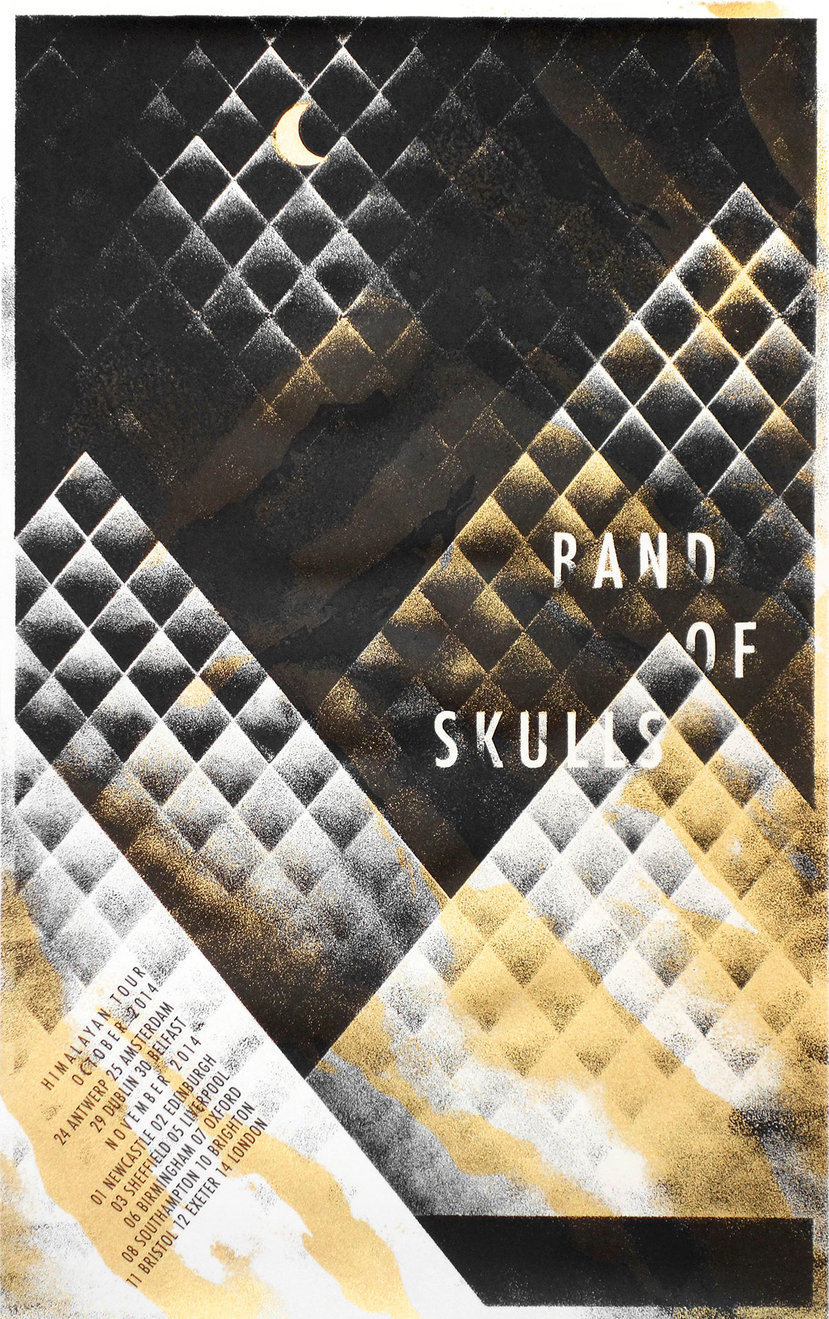 Band Of Skulls gigposter 02 by Rainbow Posters