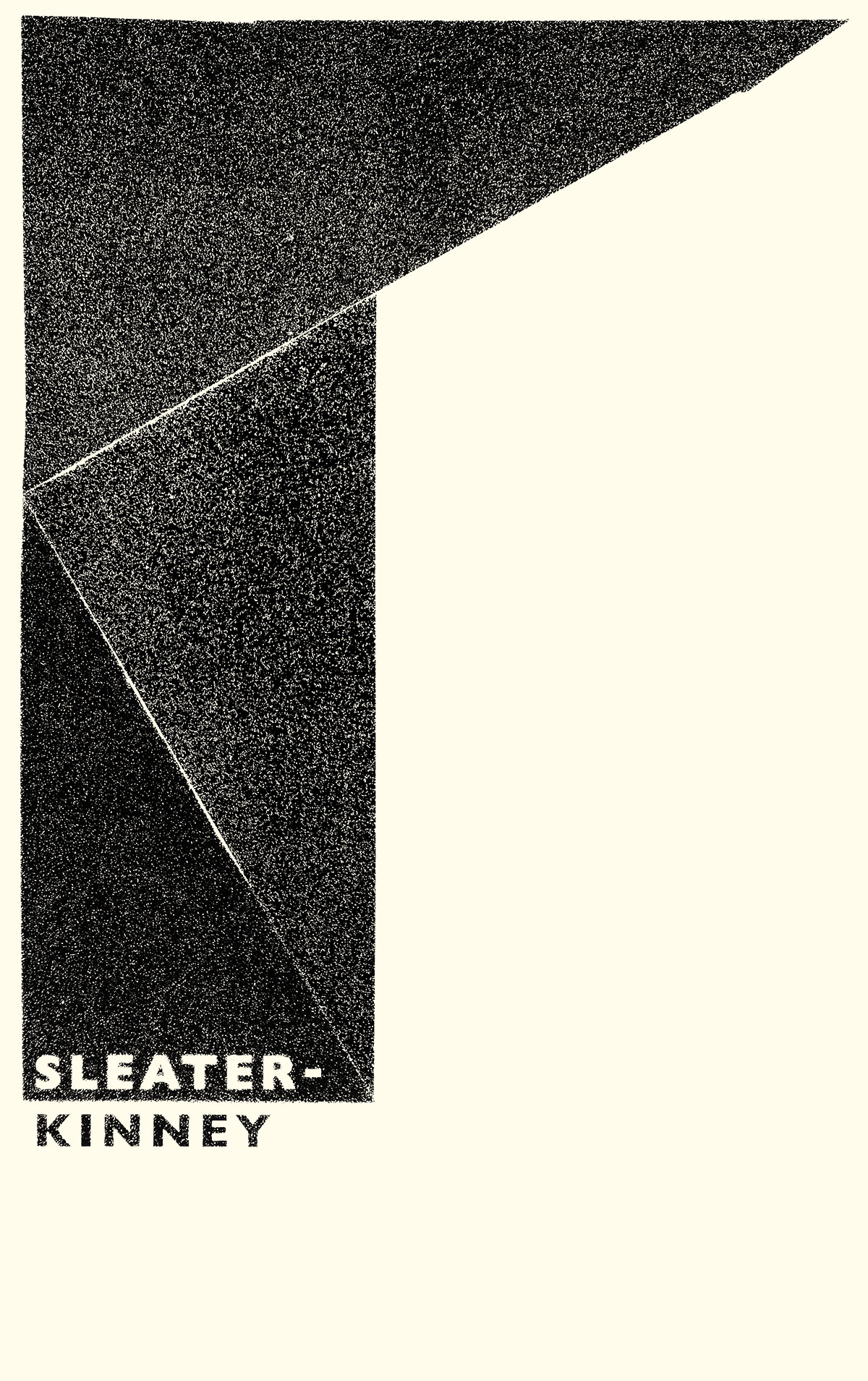 Sleater Kinney gigposter process 01 by Rainbow Posters