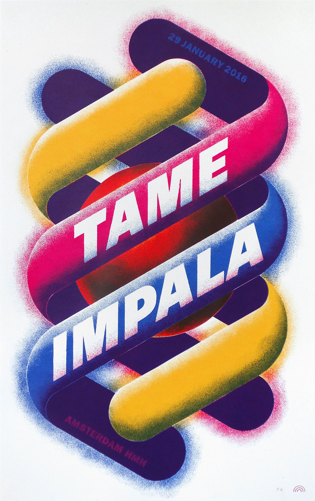 Tame Impala gigposter 01 by Rainbow Posters