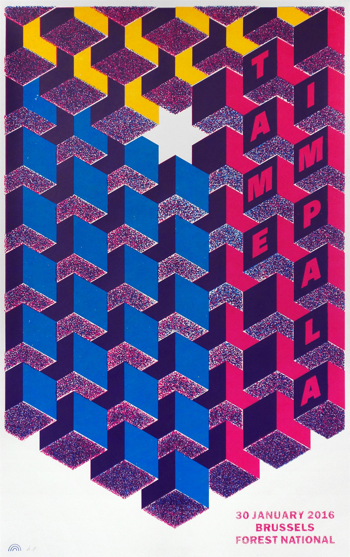 Tame Impala gigposter 02 by Rainbow Posters