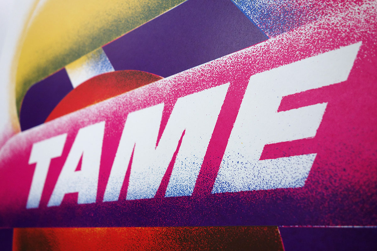 Tame Impala gigposter detail 02 by Rainbow Posters