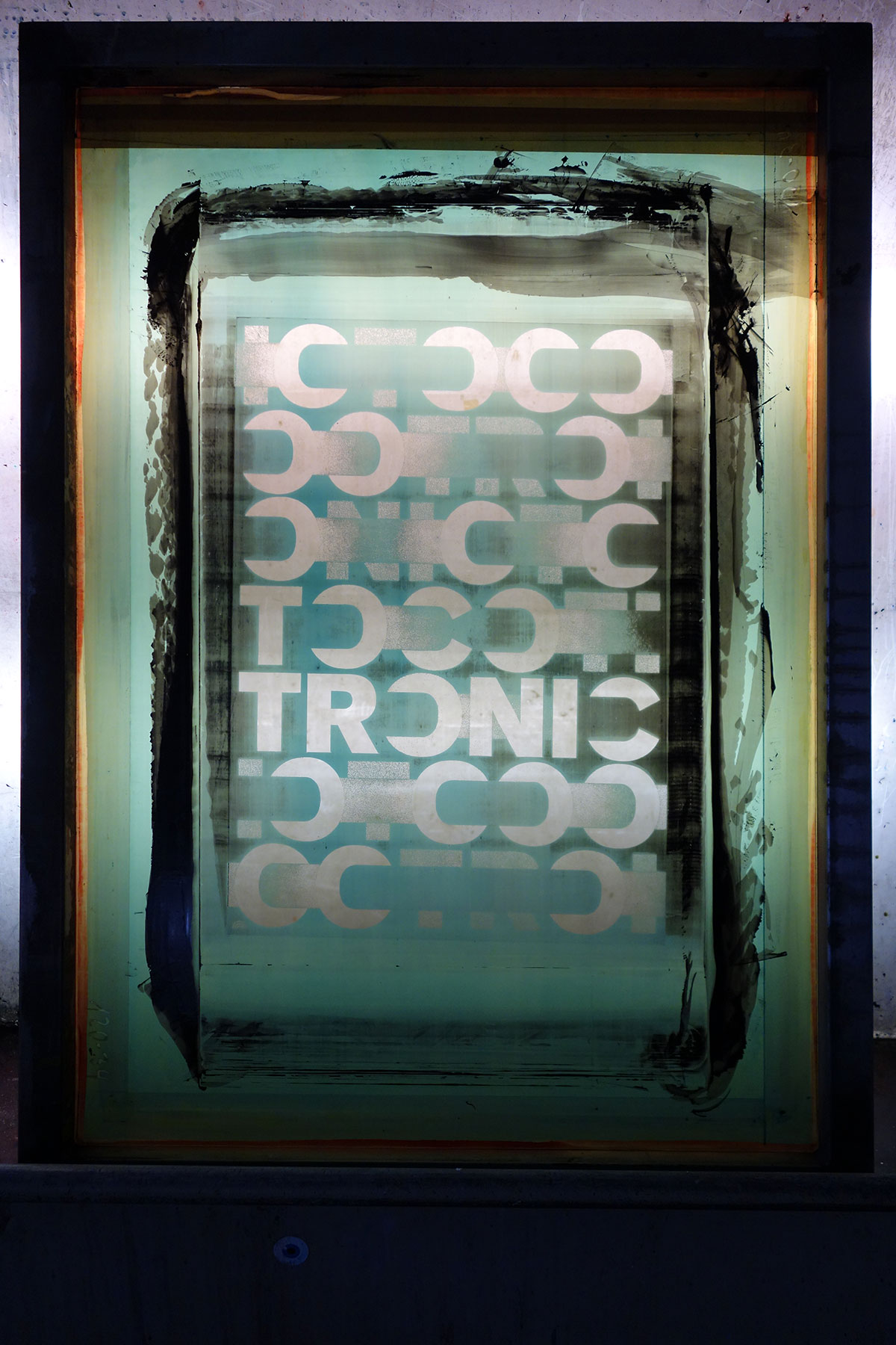 Tocotronic gigposter process 04 by Rainbow Posters
